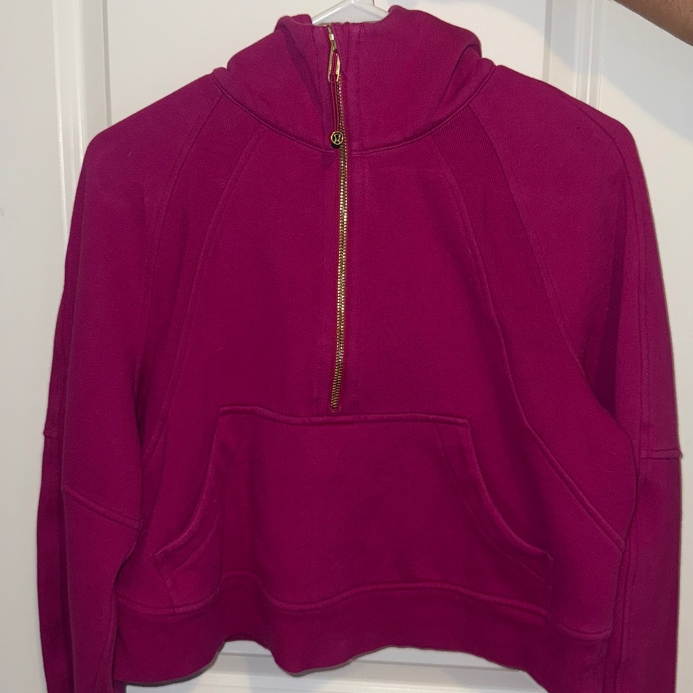Lululemon Athletica Pink Half-Zip Hoodie